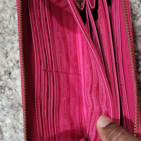Samantha Thavasa Pink Long Leather Zippy Wallet - Picture 10 of 15